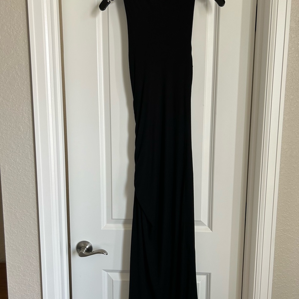 Alexander Wang Black Midi Fitted Dress ( Ultra Stretchy) - Picture 9 of 9